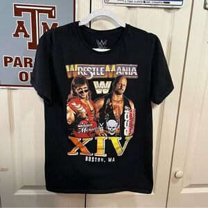 Wrestlemania XIV Shawn Michaels vs Stone Cold T-shirt
